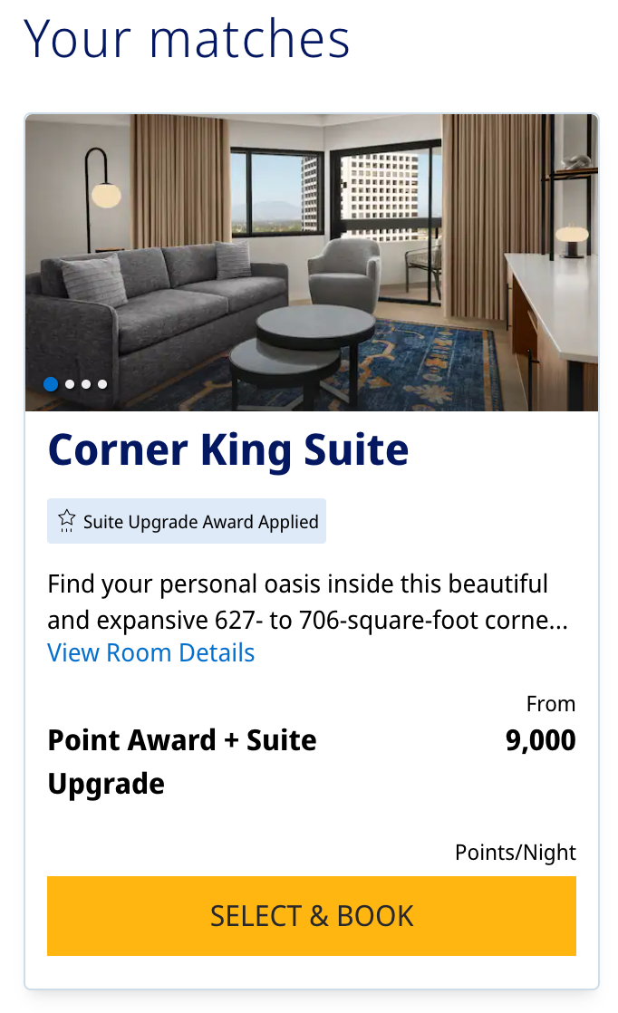 Hyatt Regency Irvine points price upgrade