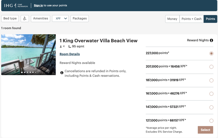 IC Bora Bora Devaluation Screenshot