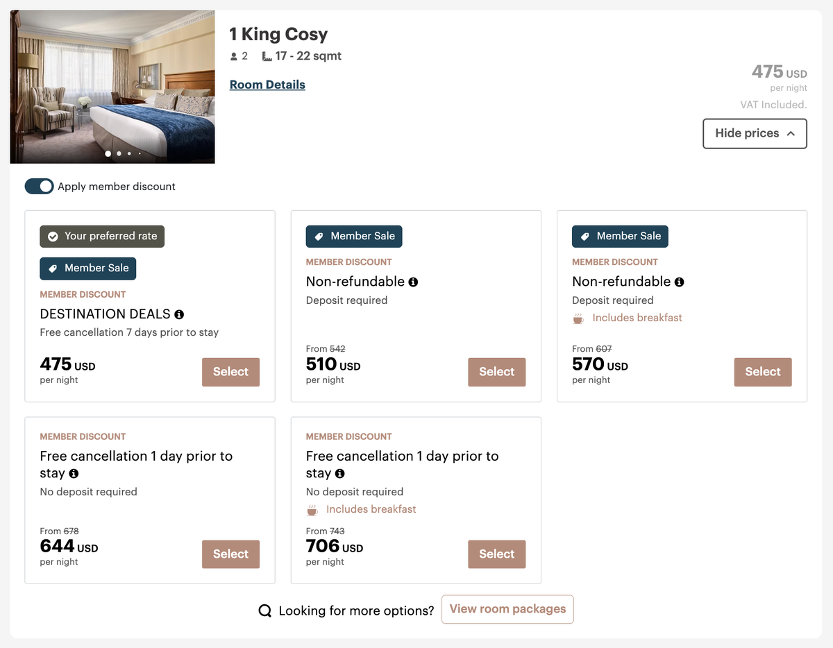 IHG last minute deals sale 2025 InterContinental London