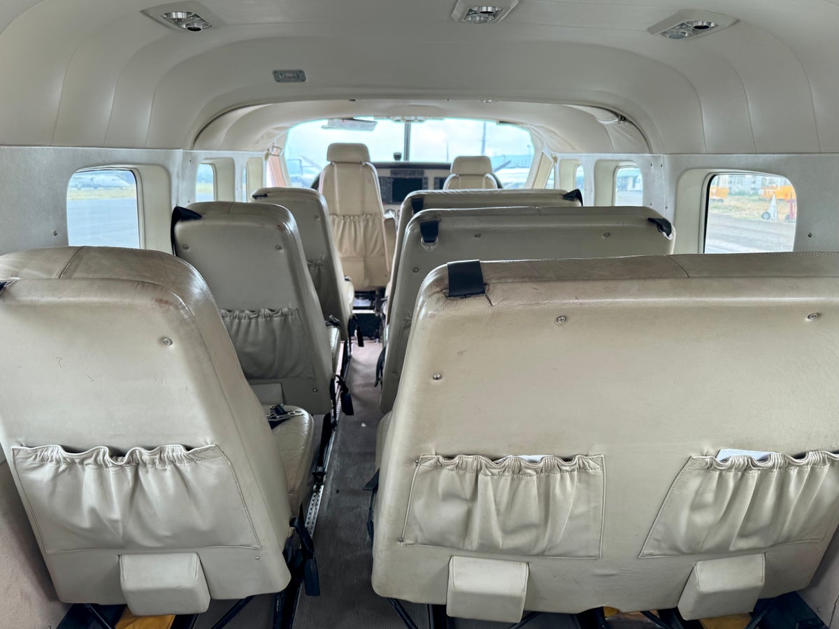 Inside Air Excel aircraft