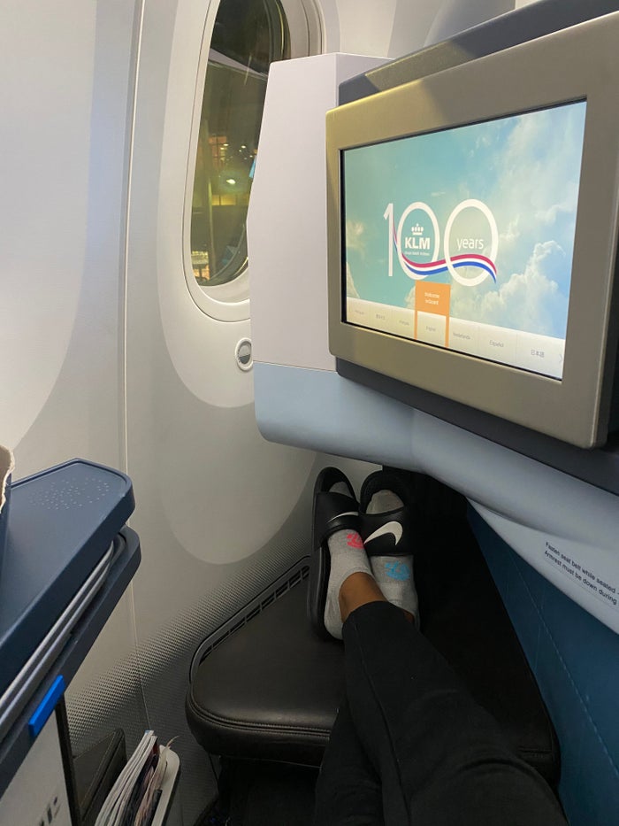 KLM Flight JFK AMS KLM Flight JFK AMS