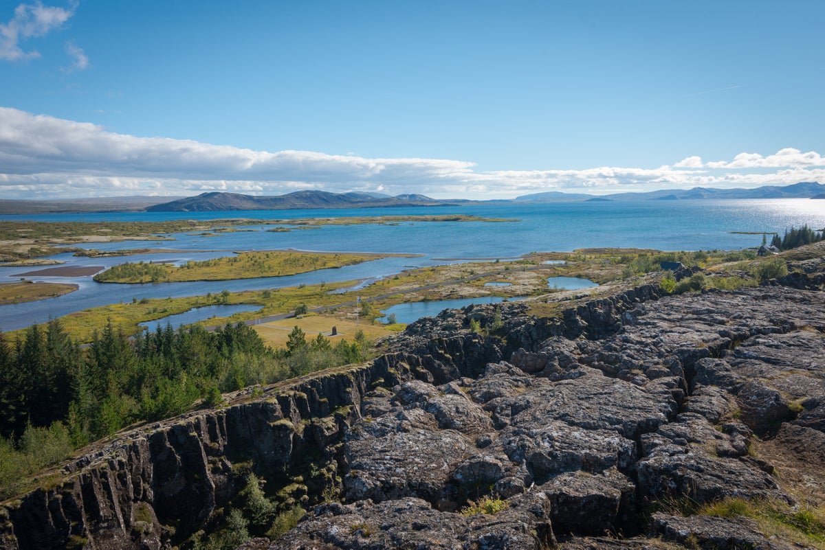 Lake Þingvallavatn ,Thingvellir National Park, Iceland