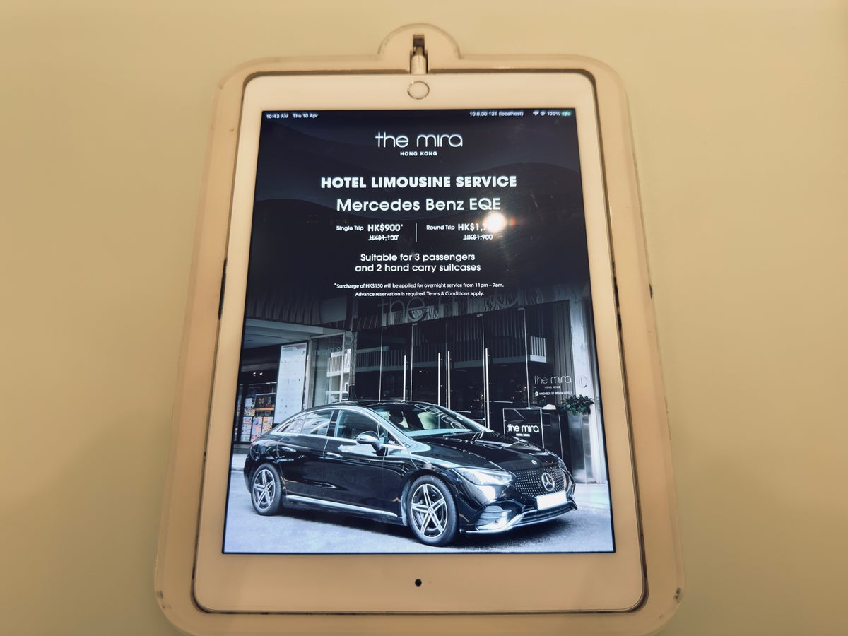 Mira Hong Kong limousine service