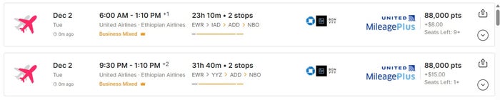 NYC to NBO Roame Travel UA NYC to NBO Roame Travel UA 1