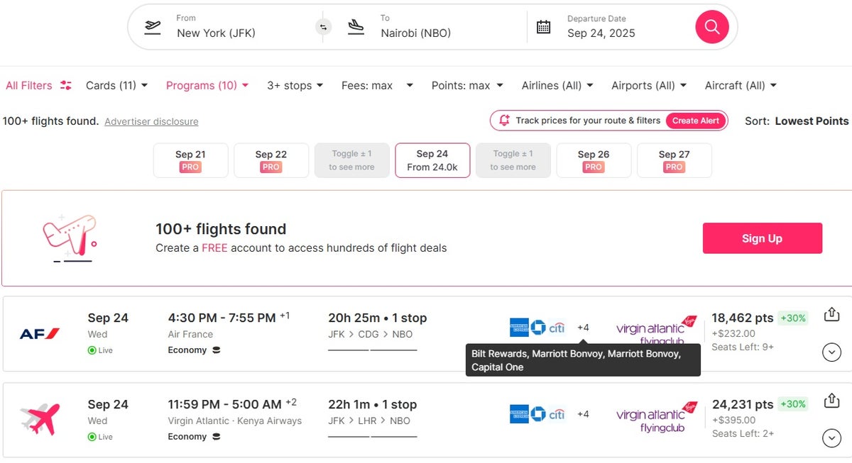 NYC to NBO Roame Travel