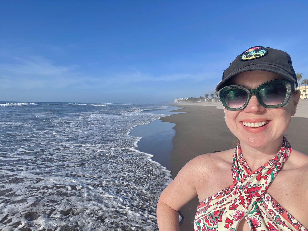 On the beach at Dreams Mazatlan