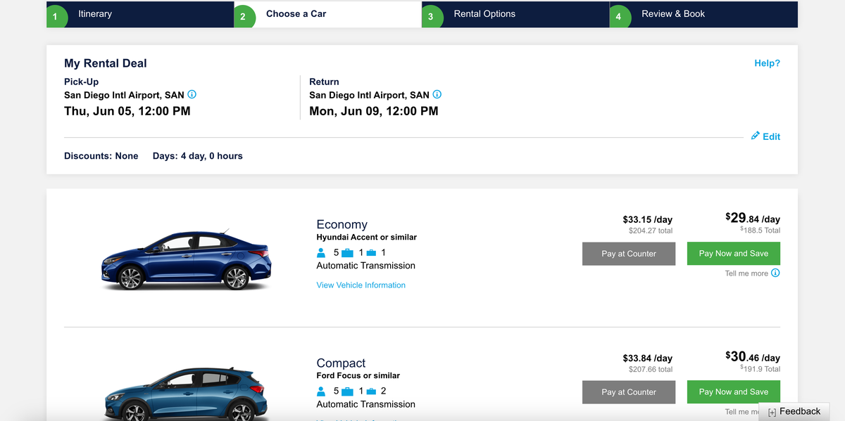 Payless Car Selection