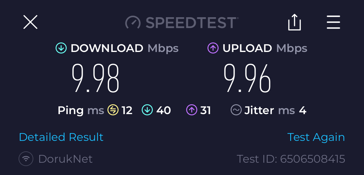 Plaza Premium Bosphorus Lounge SAW Speedtest