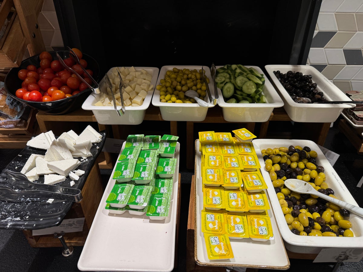 Plaza Premium Bosphorus Lounge SAW salad