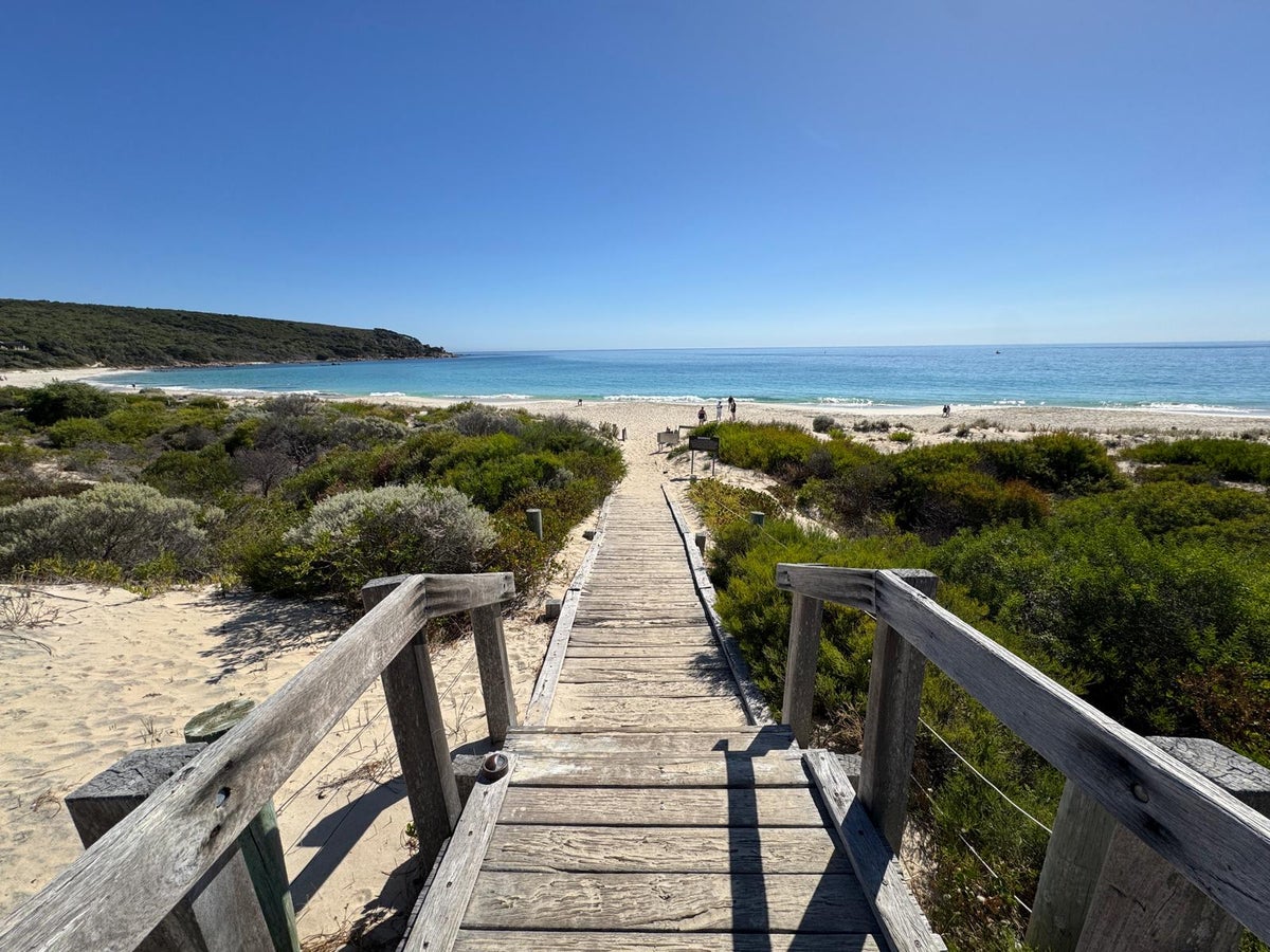 Pullman Bunker Bay Resort beach boardwalk
