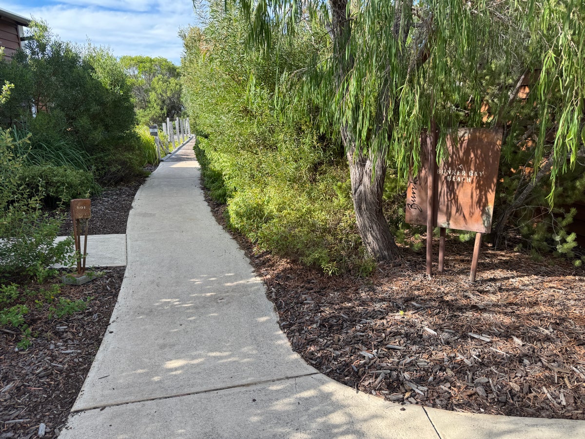 Pullman Bunker Bay Resort beach path