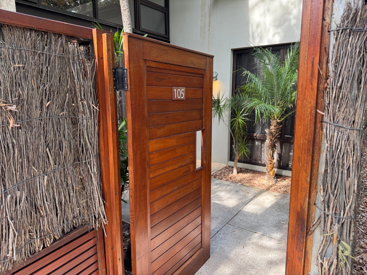 Pullman Bunker Bay Resort entrance to villa