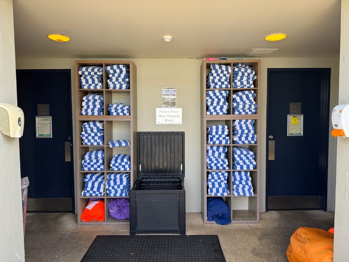 Pullman Bunker Bay Resort pool towels