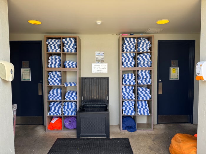 Pullman Bunker Bay Resort pool towels