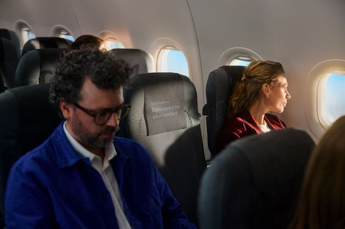 SAS new European business class blocked middle seat