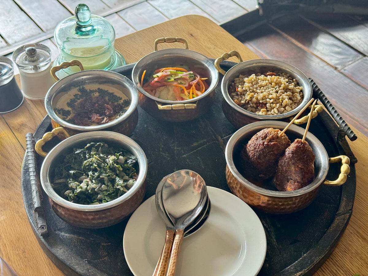 Sancturary Ngorongoro Camp lunch main course
