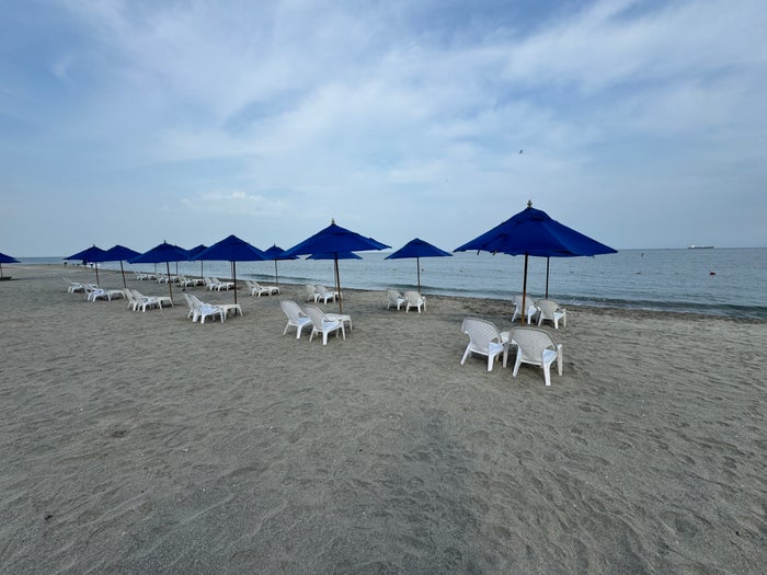 Santa Marta Marriott Beach Chairs and Umbrellas Santa Marta Marriott Beach Chairs and Umbrellas