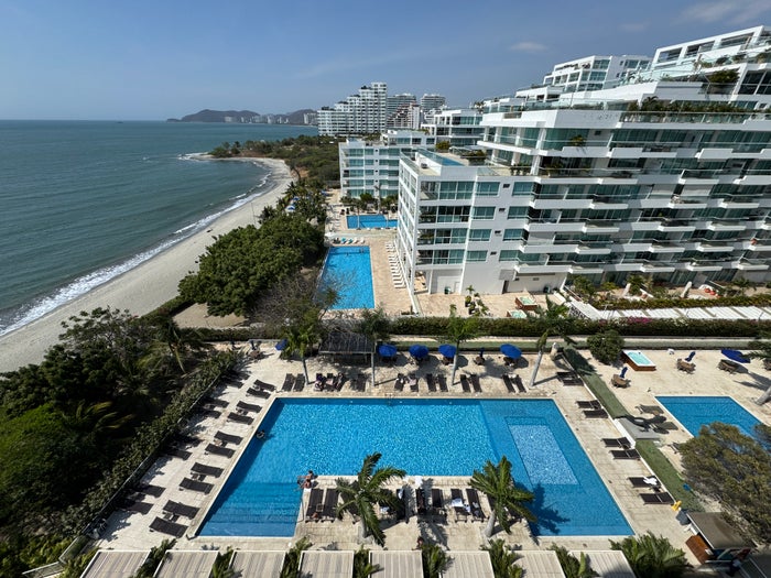 Santa Marta Marriott balcony view Santa Marta Marriott balcony view