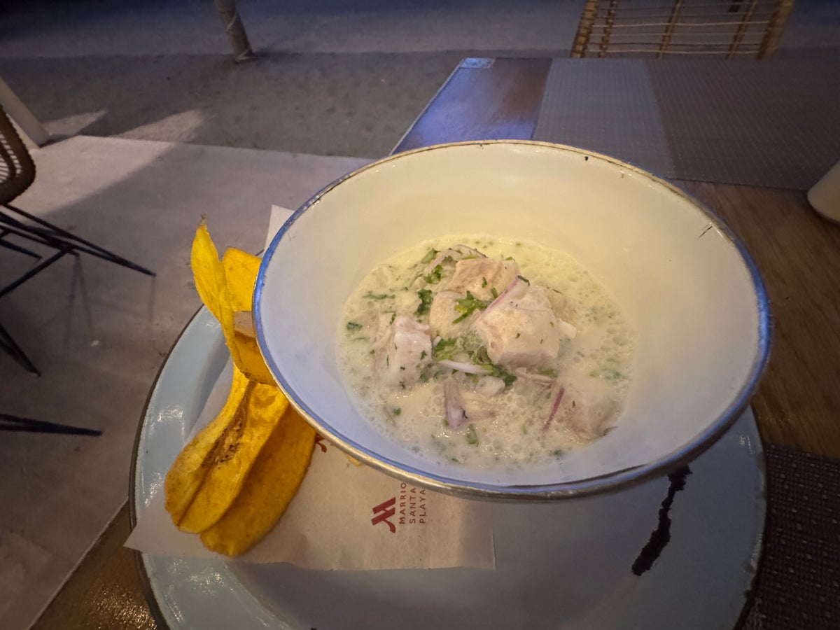 Santa Marta Marriott ceviche Cayeye