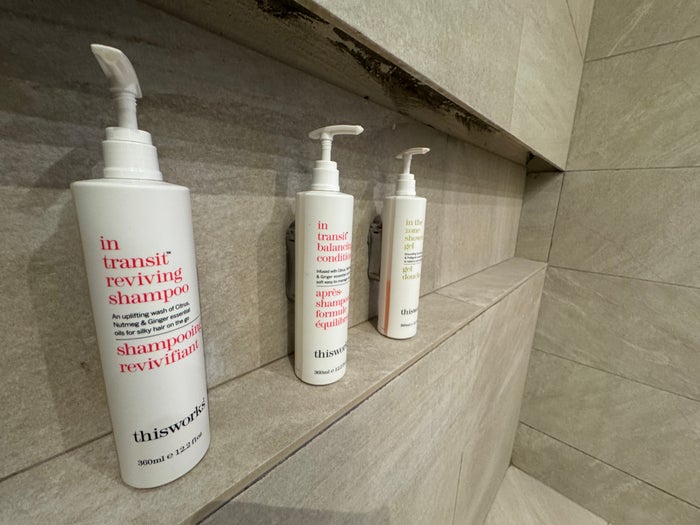 Santa Marta Marriott shower toiletries Santa Marta Marriott shower toiletries
