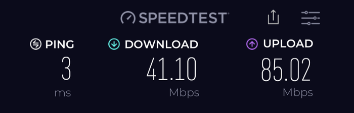 Speedtest 2025 03 14 08.54.30 Amerikalinjen Speedtest 2025 03 14 08.54.30 Amerikalinjen