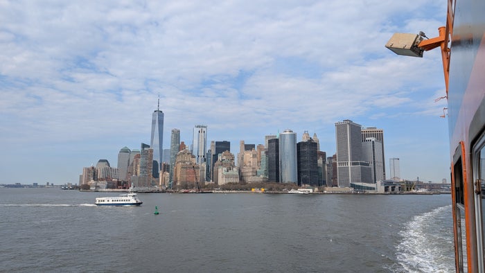New York Streets Staten Island Ferry NYC view