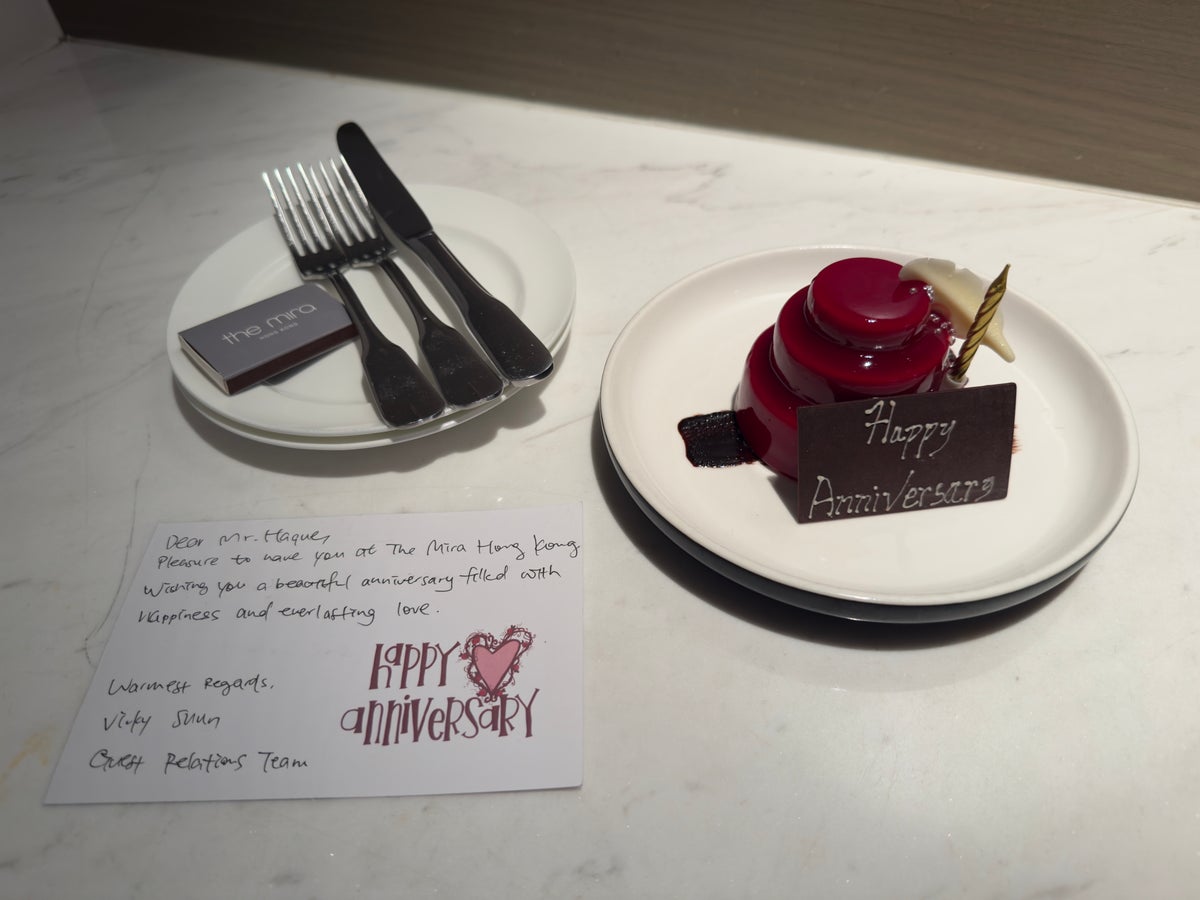 The Mira Hong Kong anniversary treat