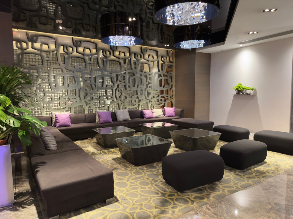 The Mira Hong Kong left seating area