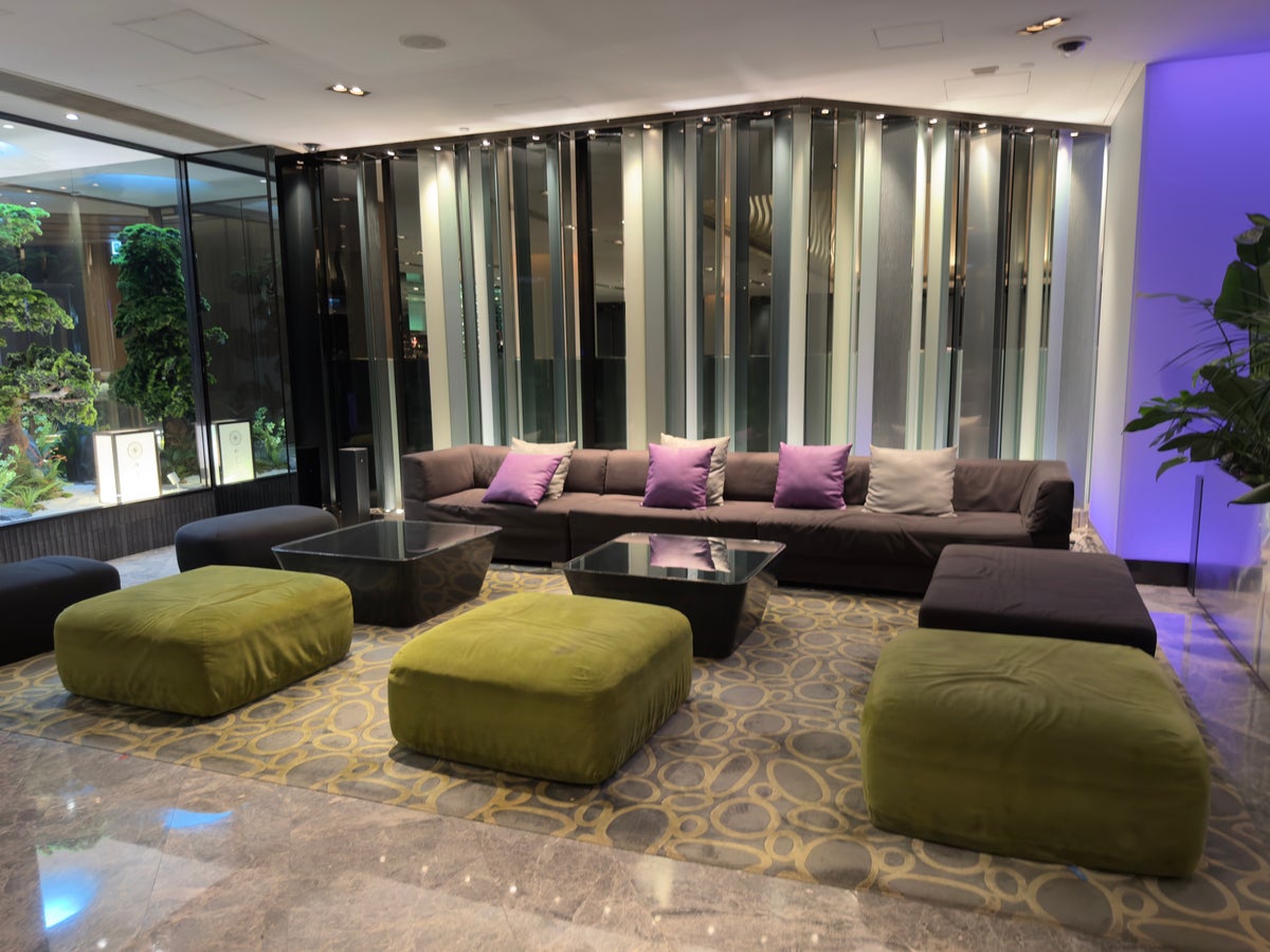 The Mira Hong Kong right seating area