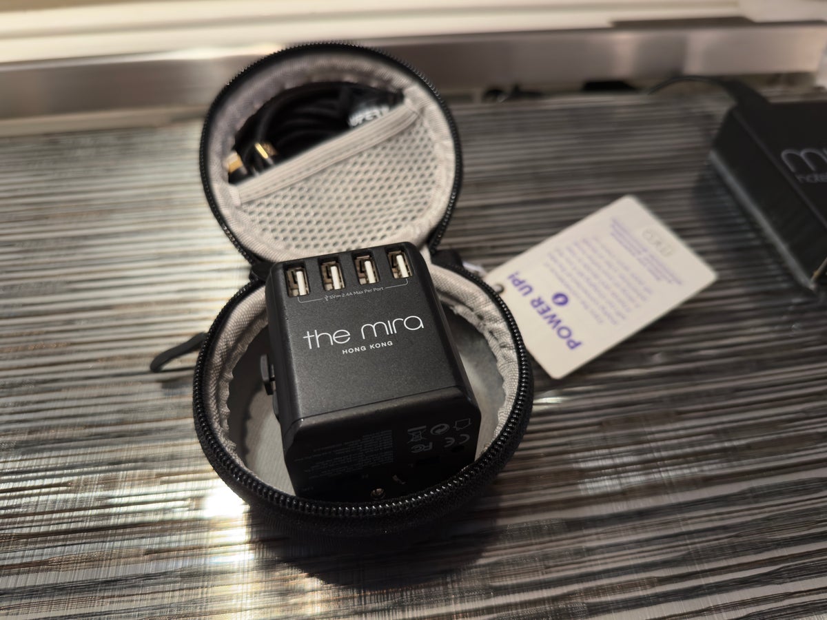 The Mira Hong Kong travel adapter