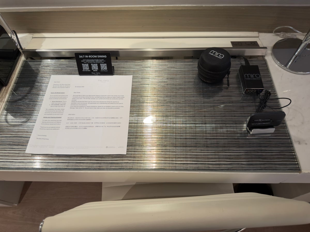The Mira Hong Kong workstation top