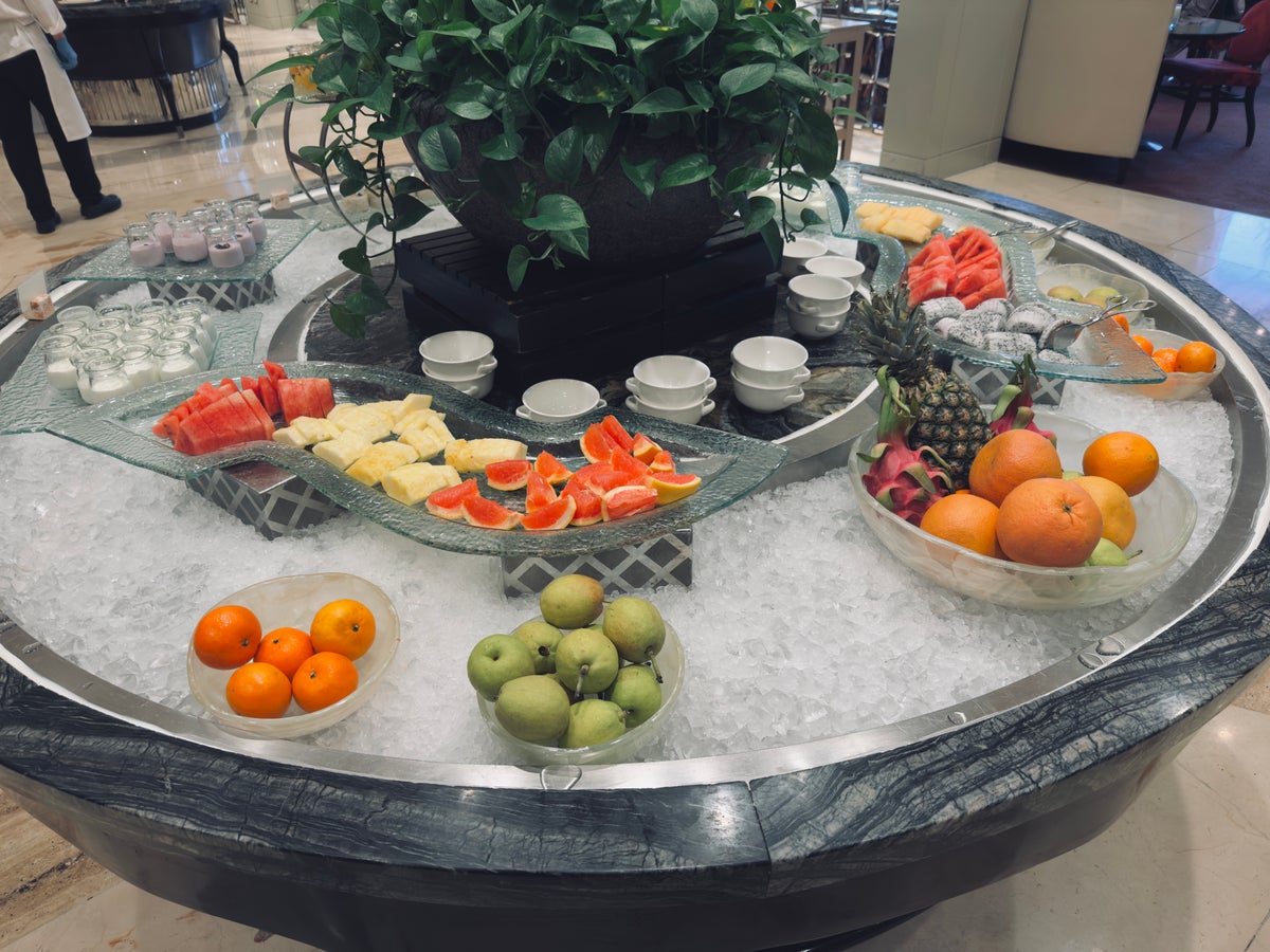The St. Regis Beijing breakfast fruits