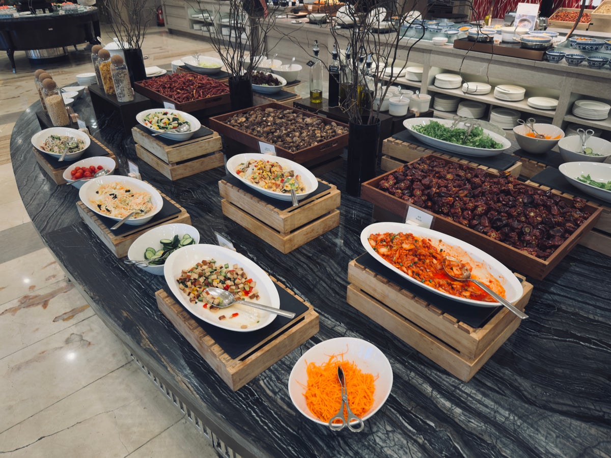 The St. Regis Beijing breakfast salad bar