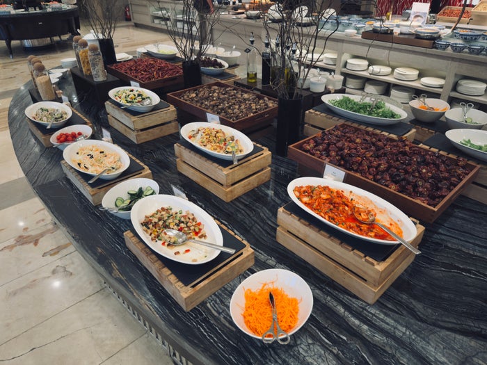 The St. Regis Beijing breakfast salad bar The St. Regis Beijing breakfast salad bar