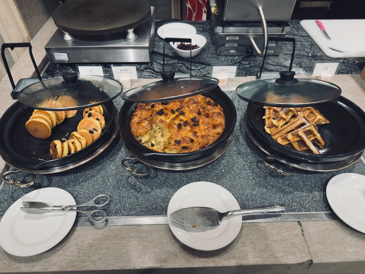 The St. Regis Beijing breakfast toast and pancake
