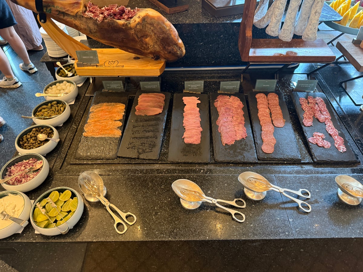 The Sukhothai Bangkok breakfast cold cuts