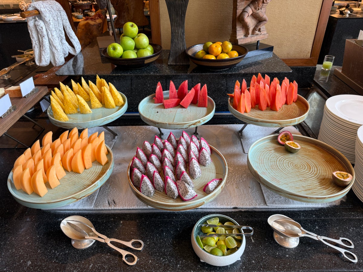 The Sukhothai Bangkok breakfast fruits