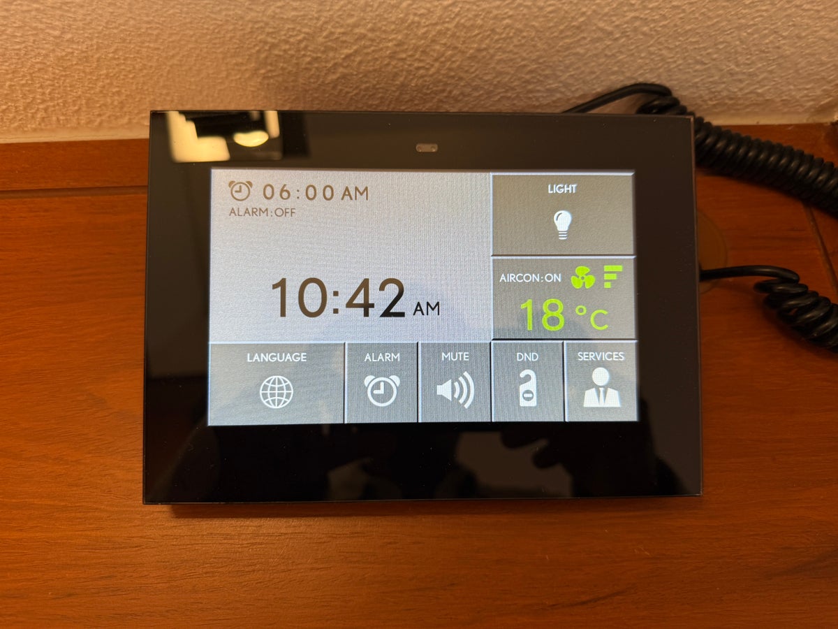 The Sukhothai Bangkok control tablet