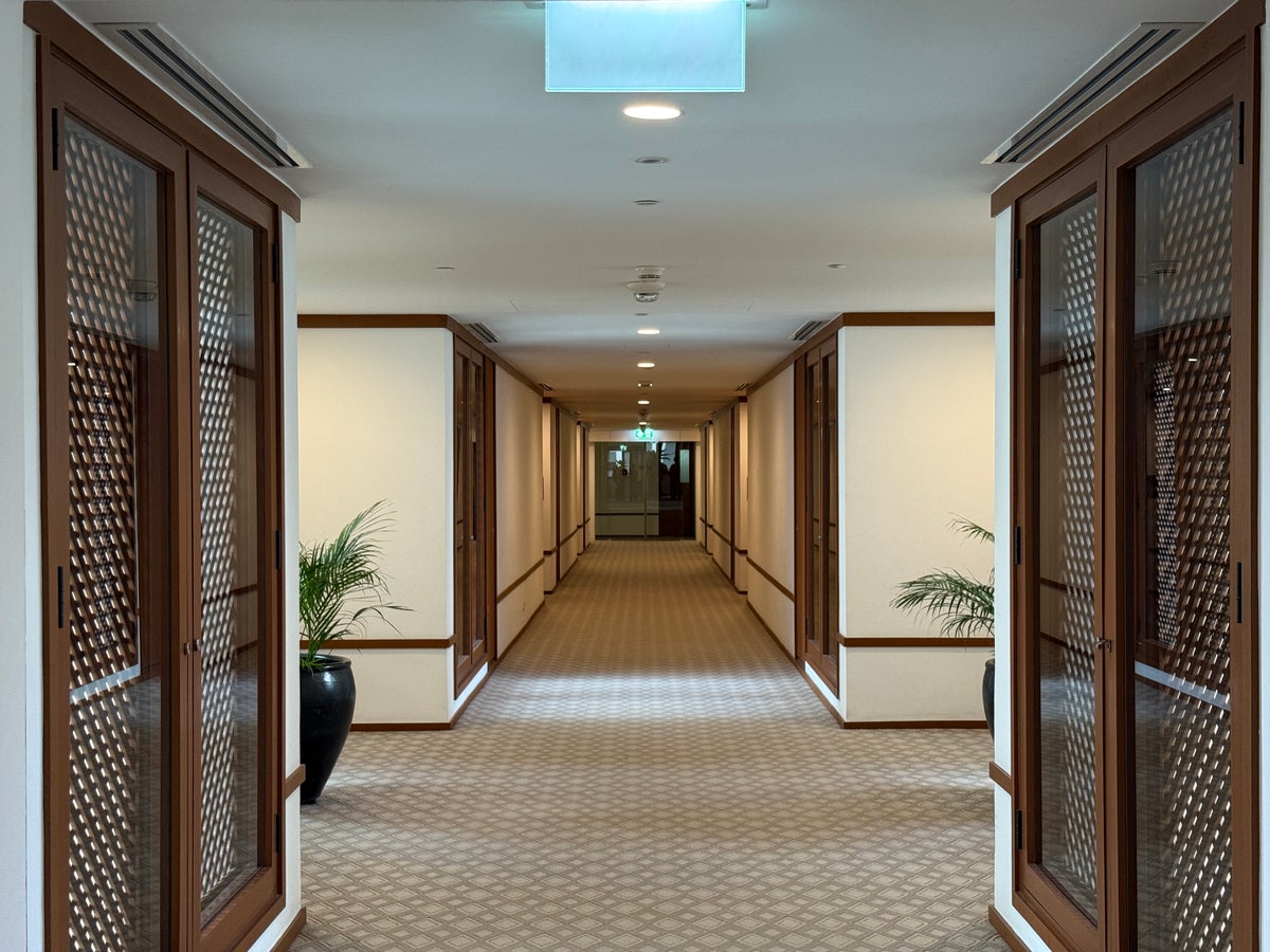 The Sukhothai Bangkok guest floor hallway
