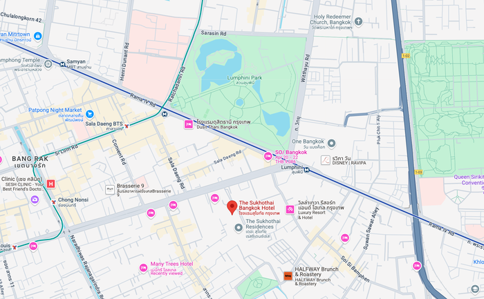 The Sukhothai Bangkok location