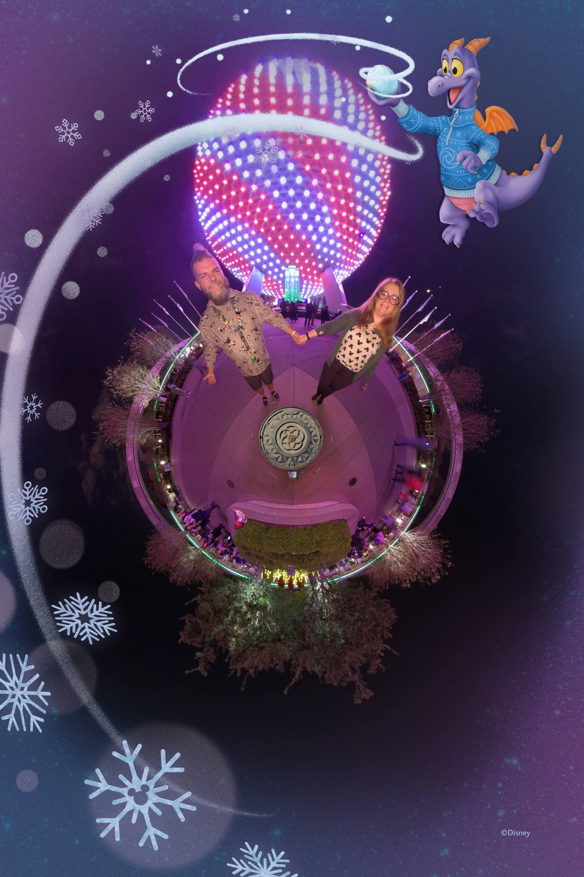 Tiny World Magic Shot by Disney PhotoPass at EPCOT