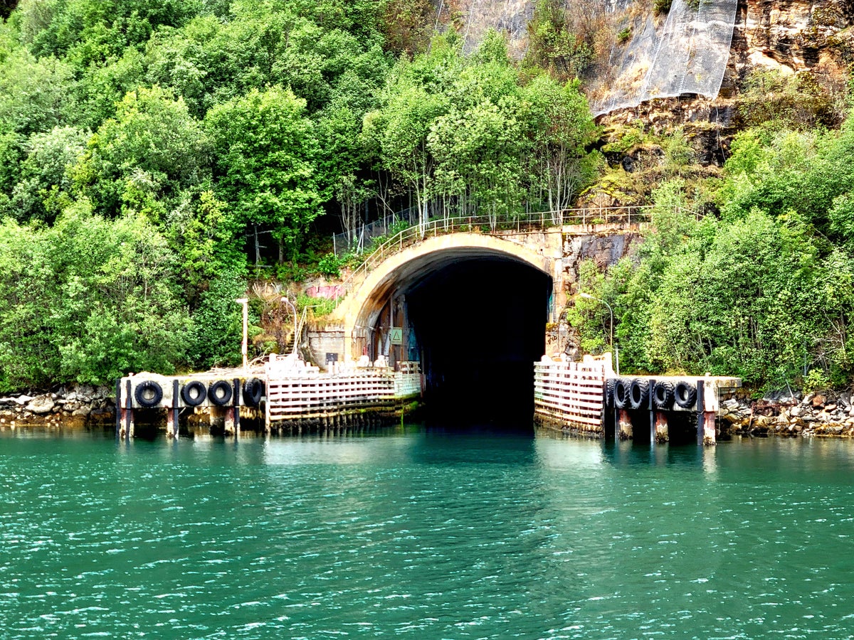 Tromso Norway Olavsvern Tunnel