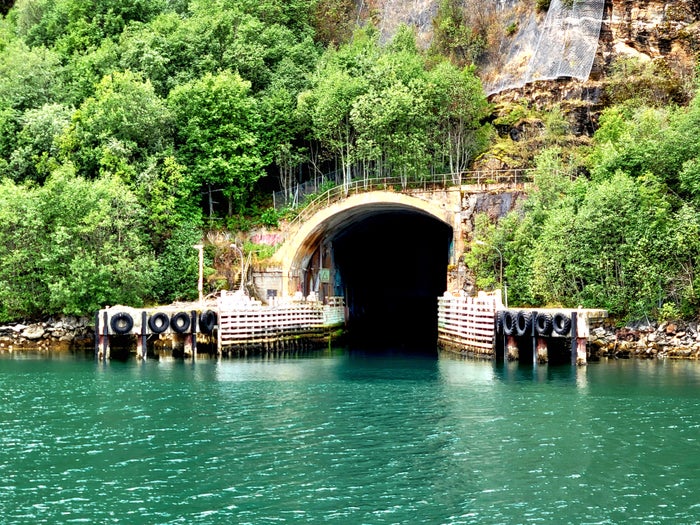 Tromso Norway Olavsvern Tunnel Tromso Norway Olavsvern Tunnel