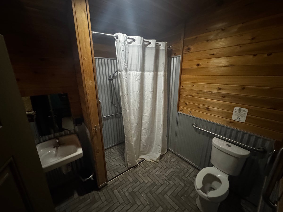 Under Canvas Moab ADA bathroom