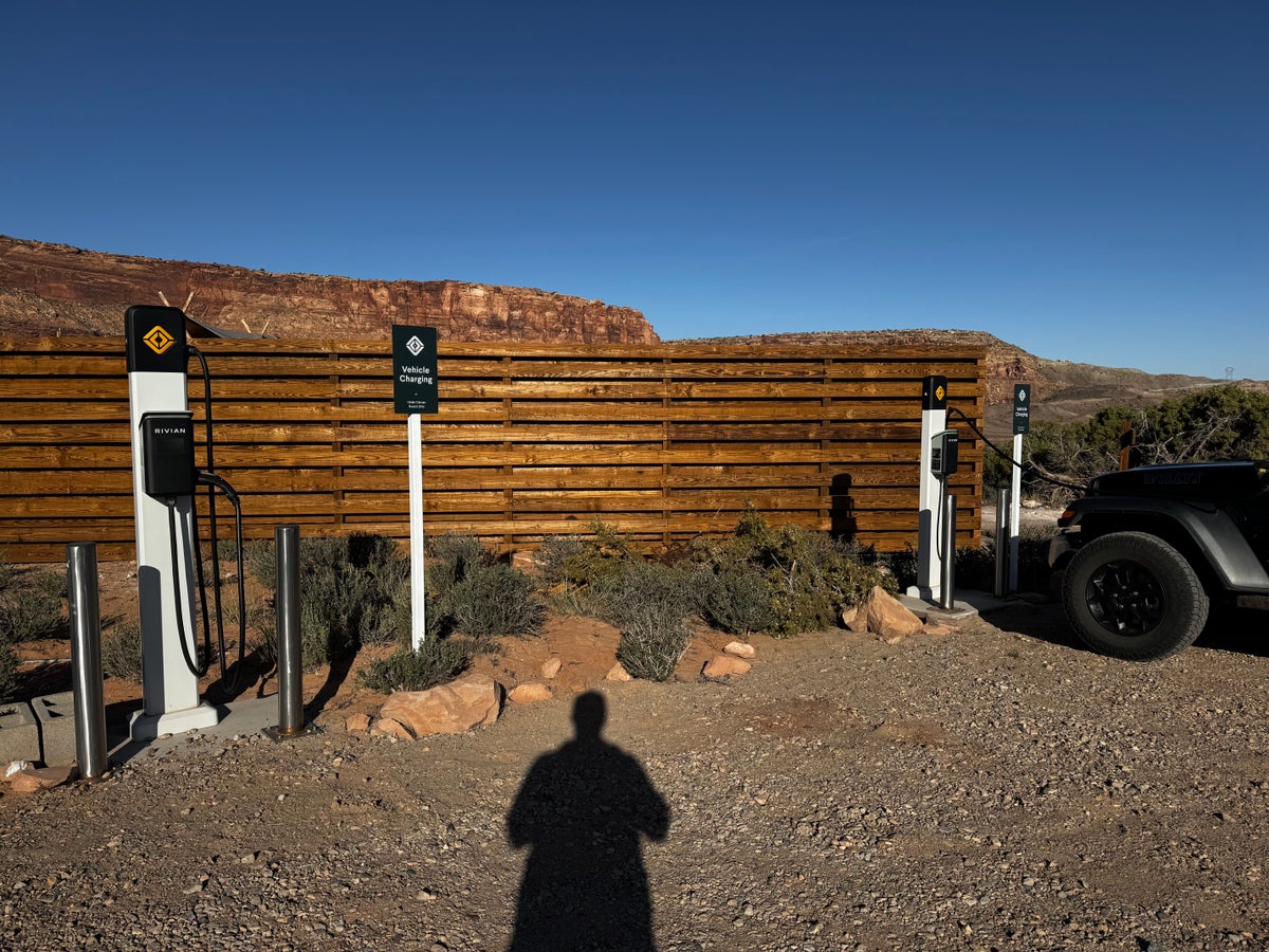 Under Canvas Moab EV charging