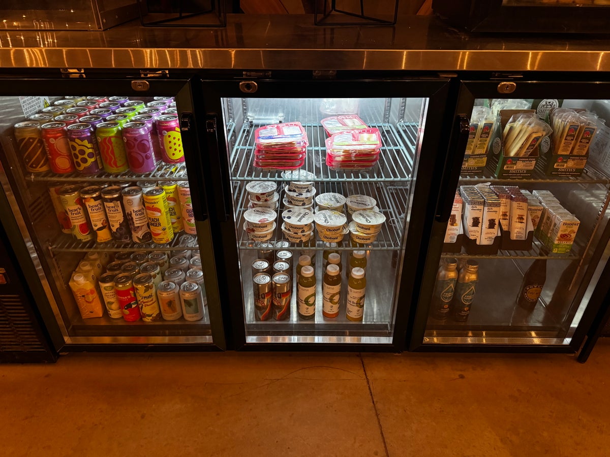 Under Canvas Moab drinks in fridge