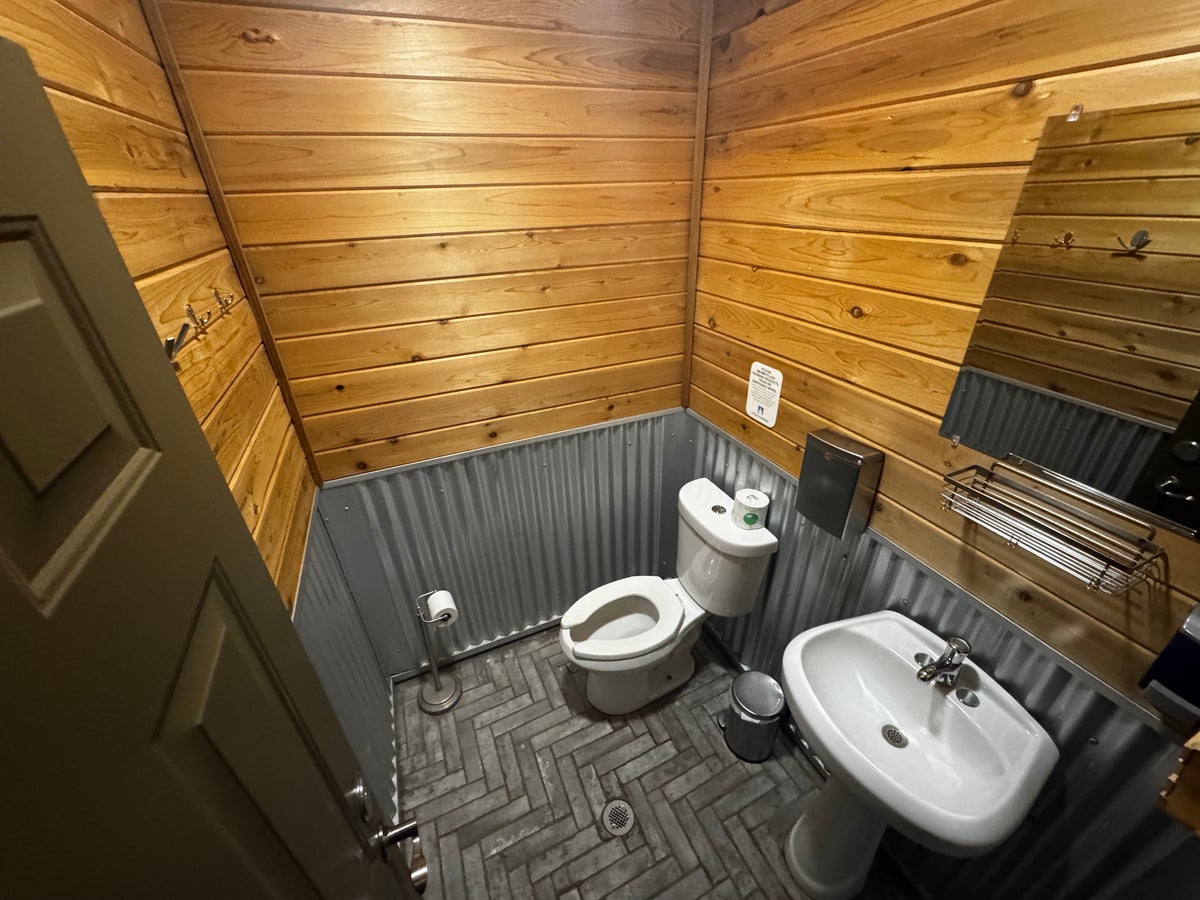 Under Canvas Moab half bathroom