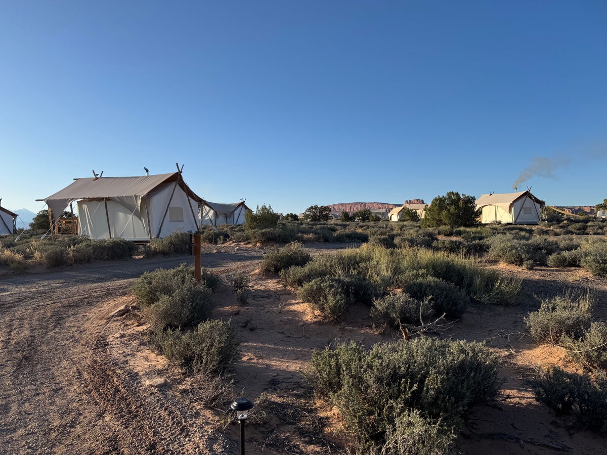 Under Canvas Moab tents
