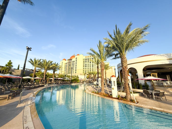 Universal Helios Grand Hotel Loews Hotel Epic Universe pool and hotel