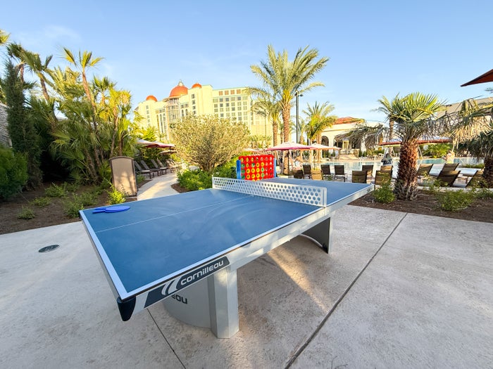 Universal Helios Grand Hotel Loews Hotel Epic Universe pool ping pong